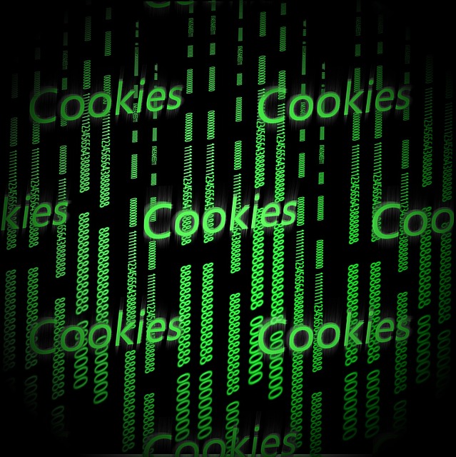 image showing random code with the words "cookies" over them